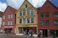 UNESCO site Old Bryggen wharf Bergen. Photo Rita de Lange/Fjord Travel Norway