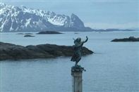 Fisherman's wife at Svolvaer, Lofoten Islands. Photo Rita de Lange/Fjord Travel Norway